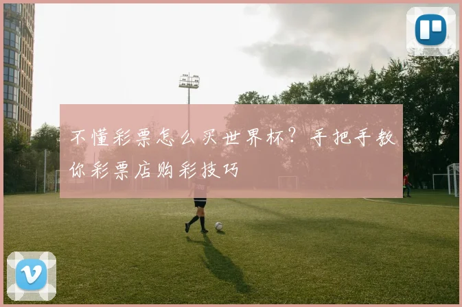 不懂彩票怎么买世界杯？手把手教你彩票店购彩技巧
